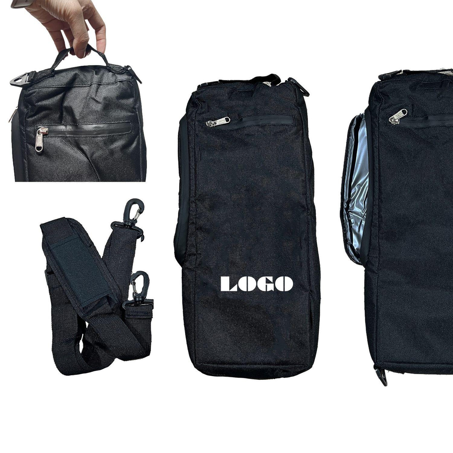 Bolsa térmica con capacidad para 6 latas o 2 botellas de vino