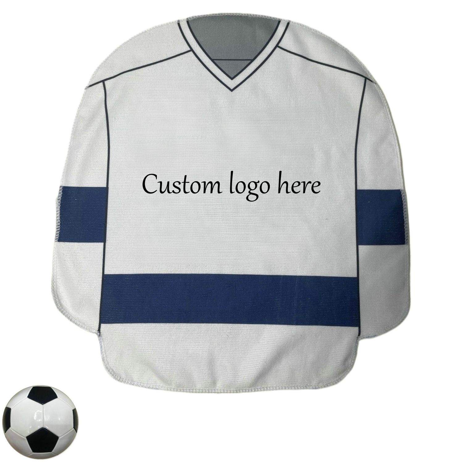 Toalla con forma de jersey de hockey