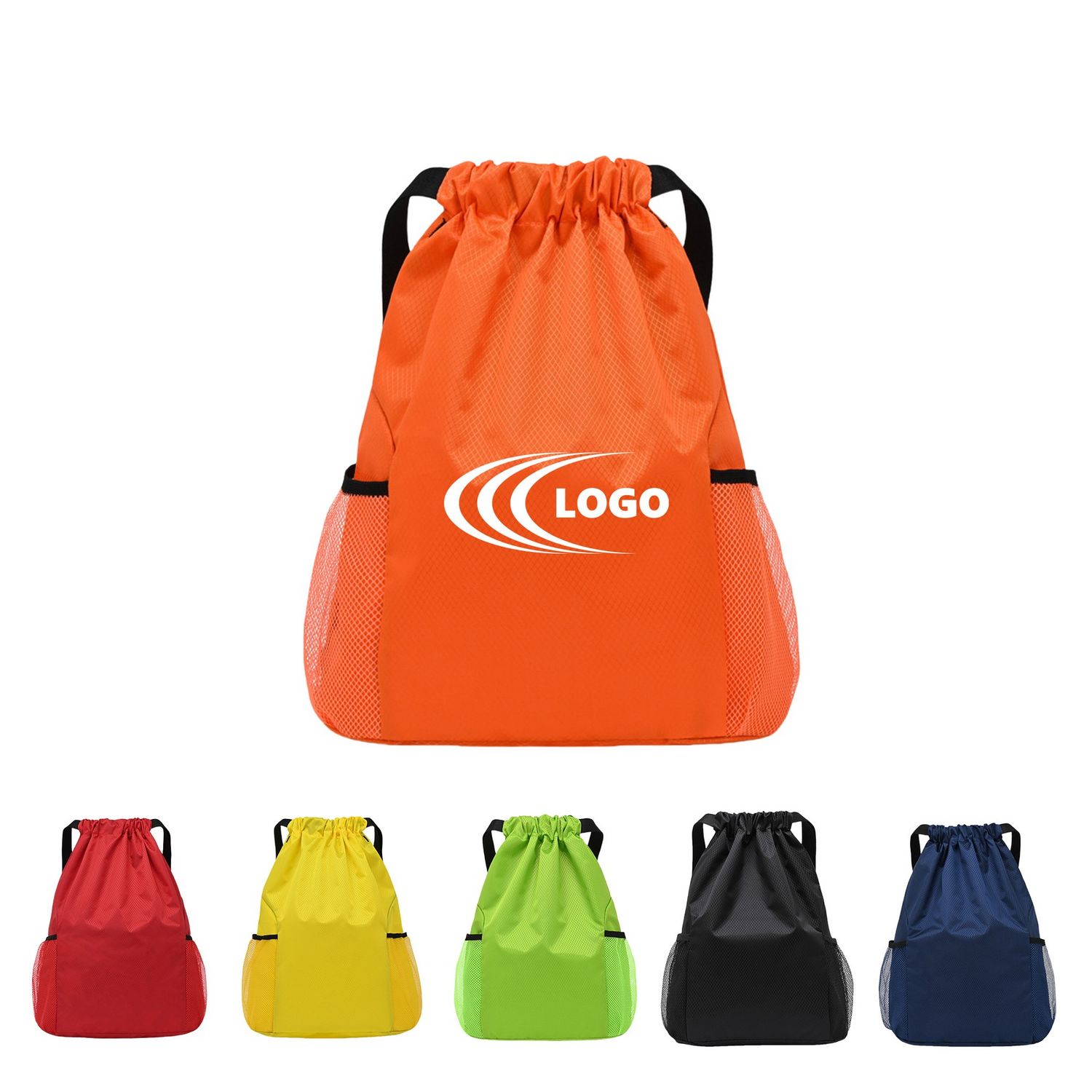 Mochila tipo saco con cordón