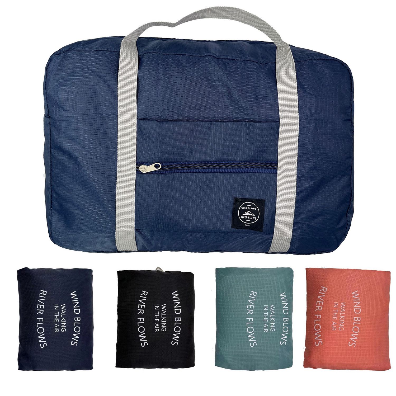 Bolsa de viaje tipo duffel plegable y ligera