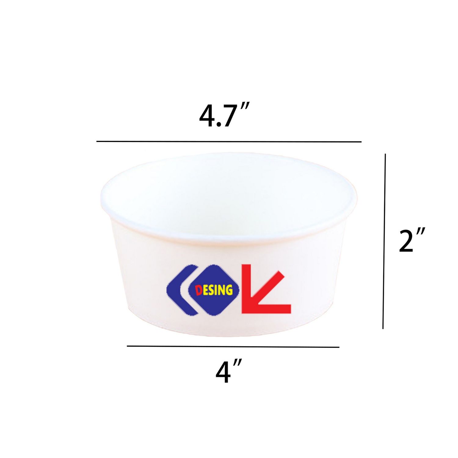 Vasos desechables de 12 oz