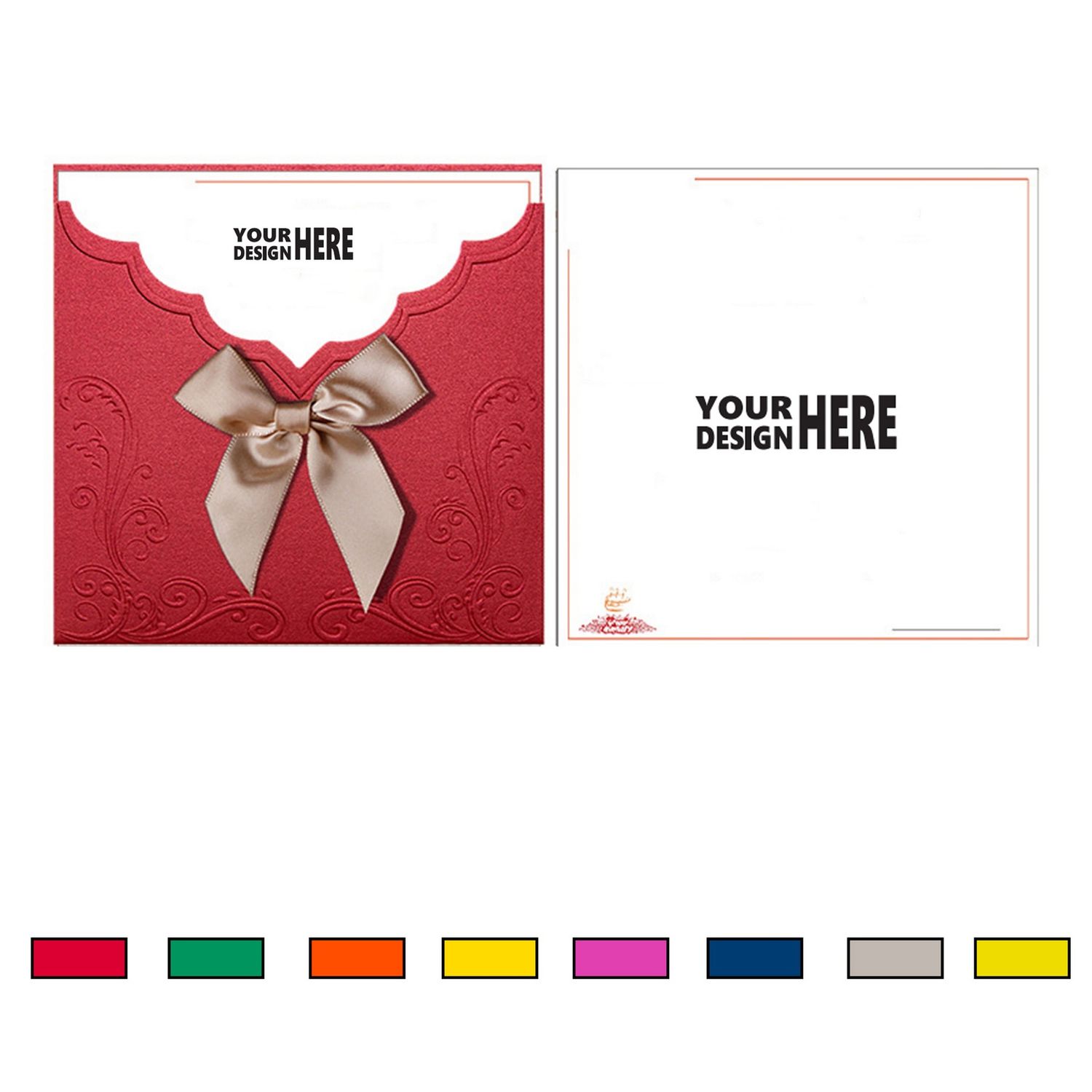 Tarjetas de felicitación en 9 elegantes colores