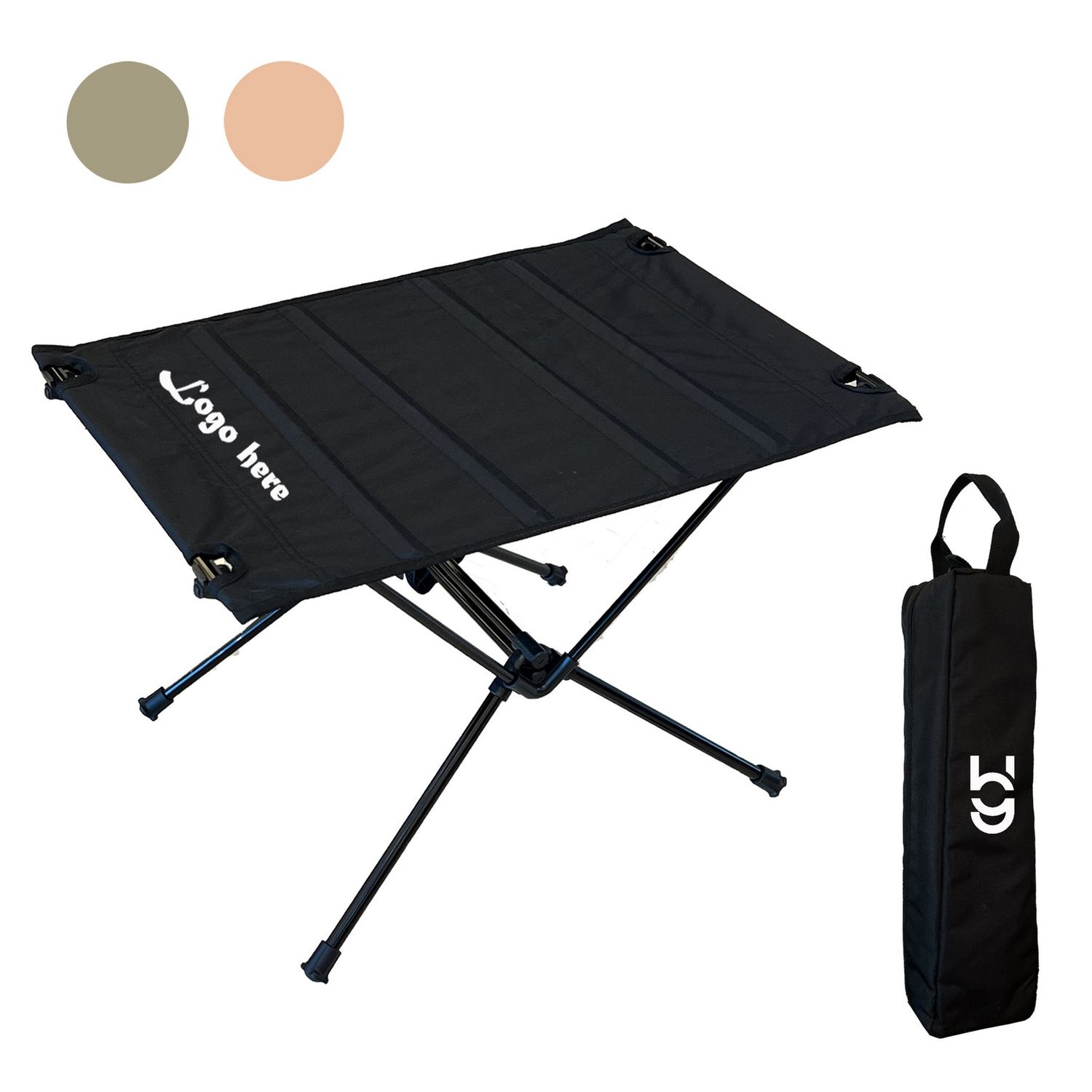 Mesa plegable de tela