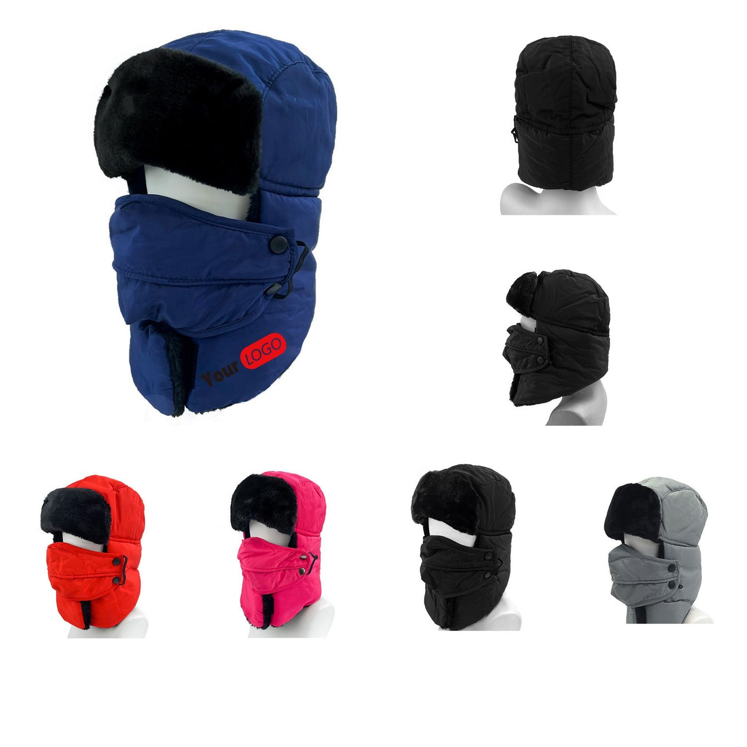 Gorro tipo trapper