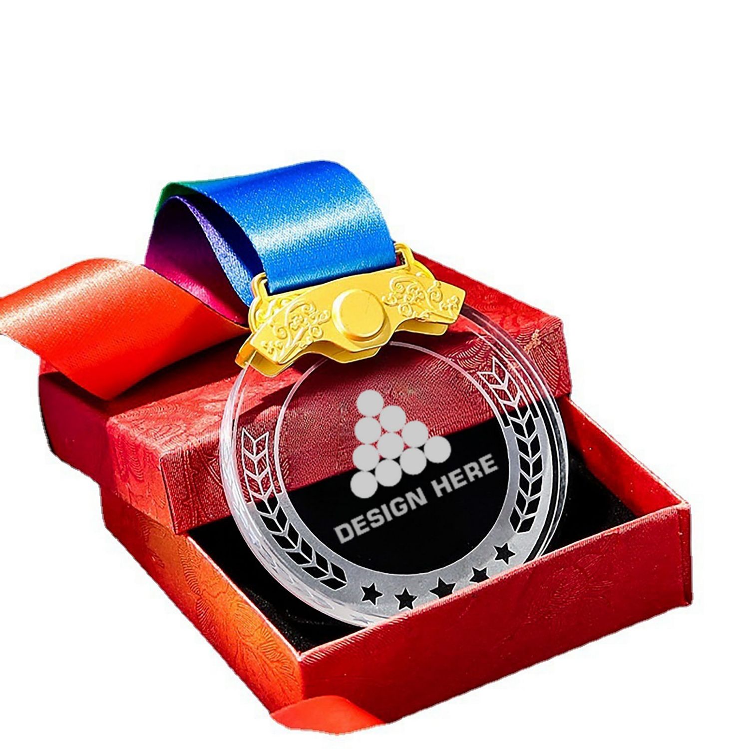 Medalla para premiación en cristal