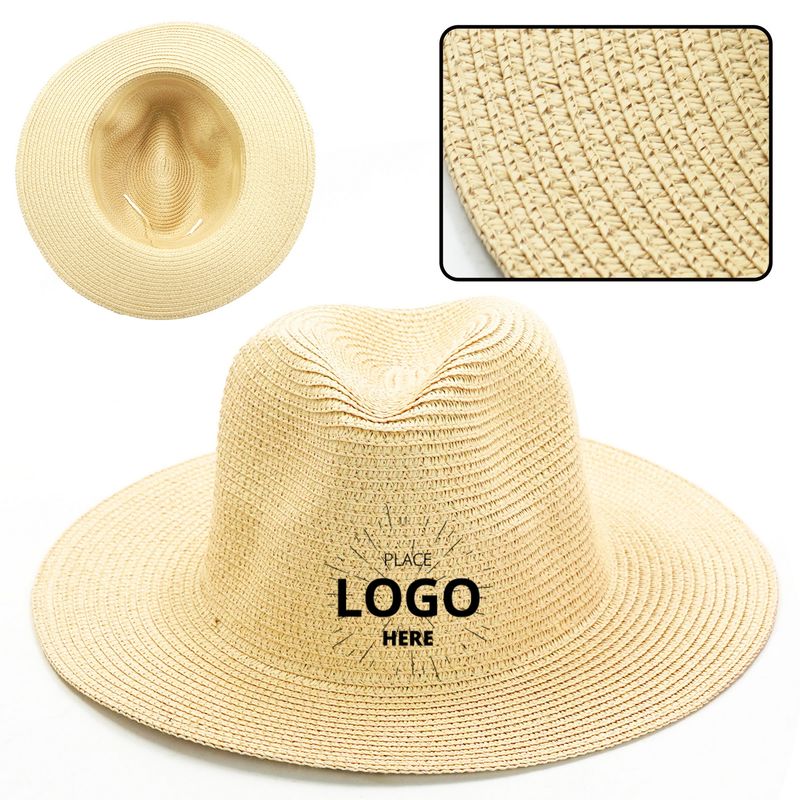 Sombrero de paja con visera