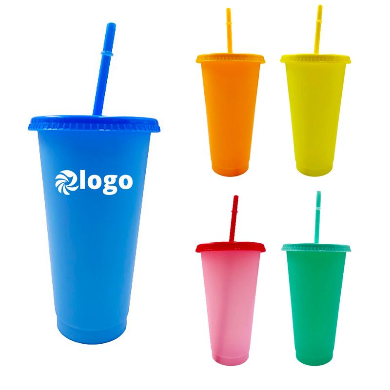 Vasos de 24 oz con tapa y sorbeto