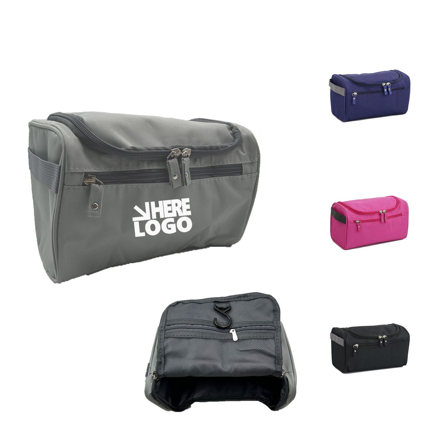 Práctica y resistente bolsa cosmética impermeable
