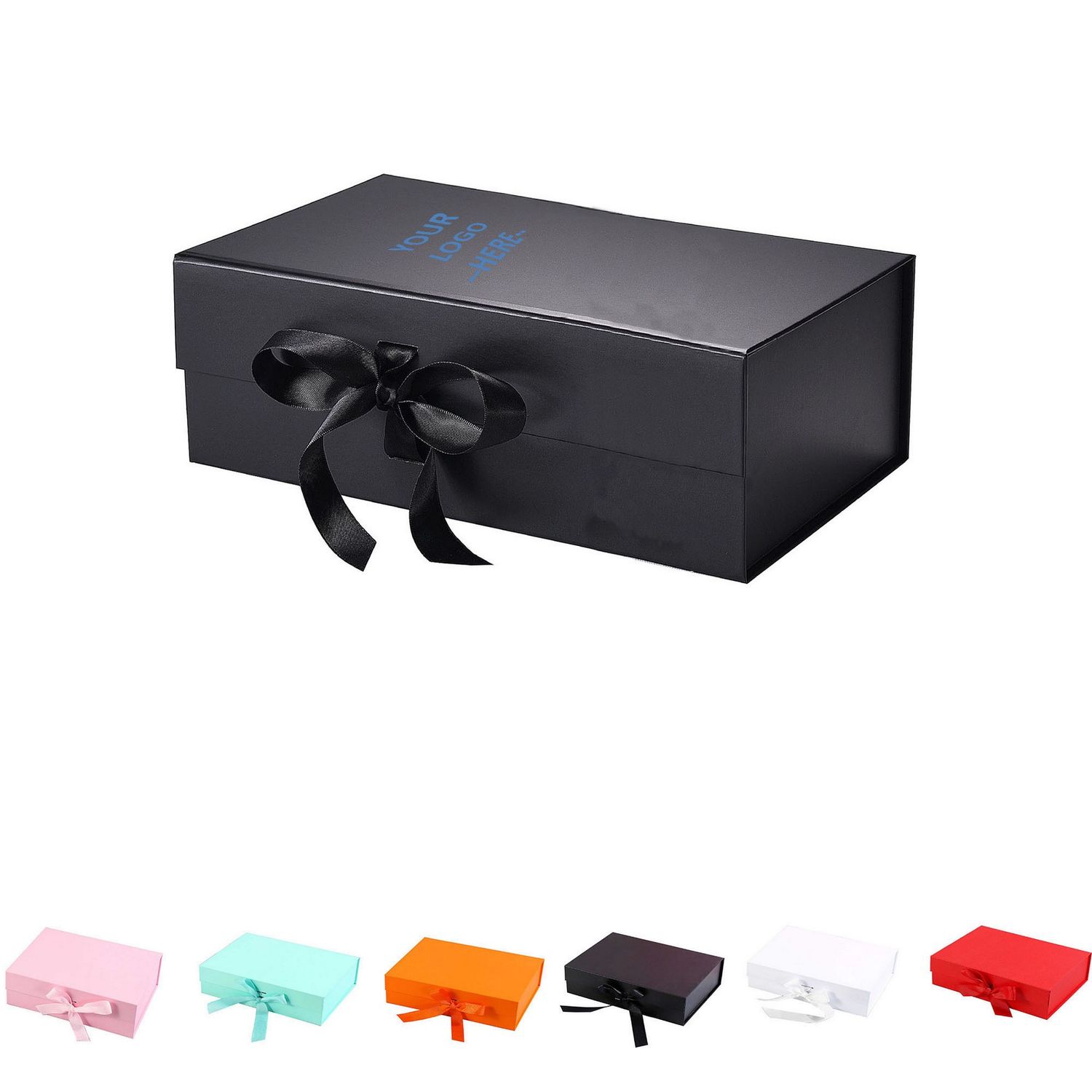 Elegante caja de regalo magnética plegable
