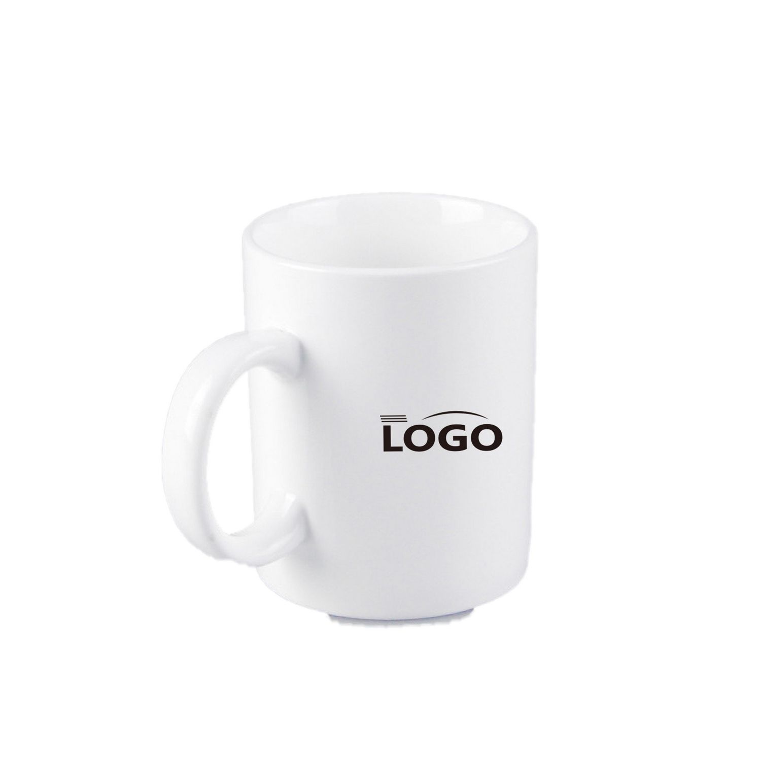 Tazas de cerámica blanca de 12 oz