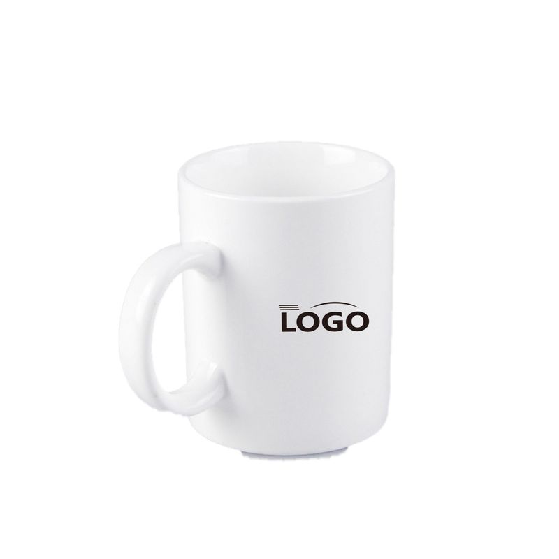 Taza de cerámica blanca de 12 oz