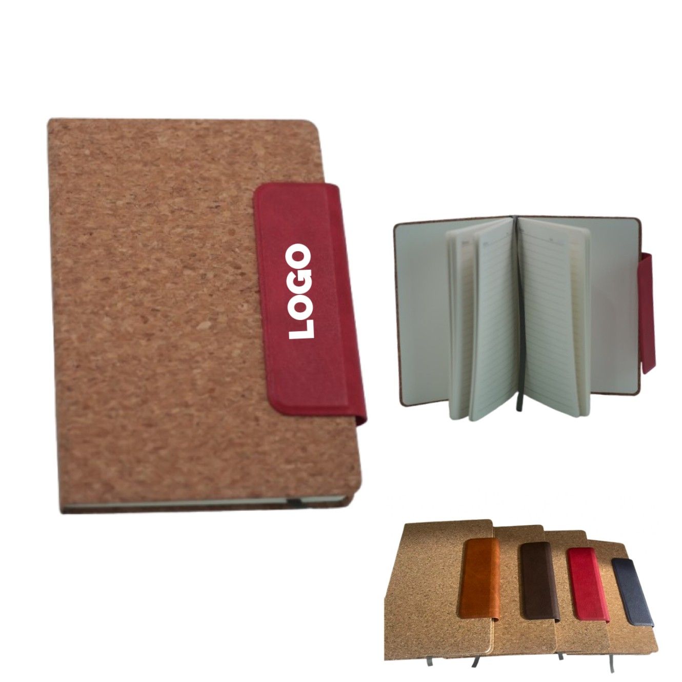 Cuaderno orgánico tamaño A5 fabricado con suave madera ecológica