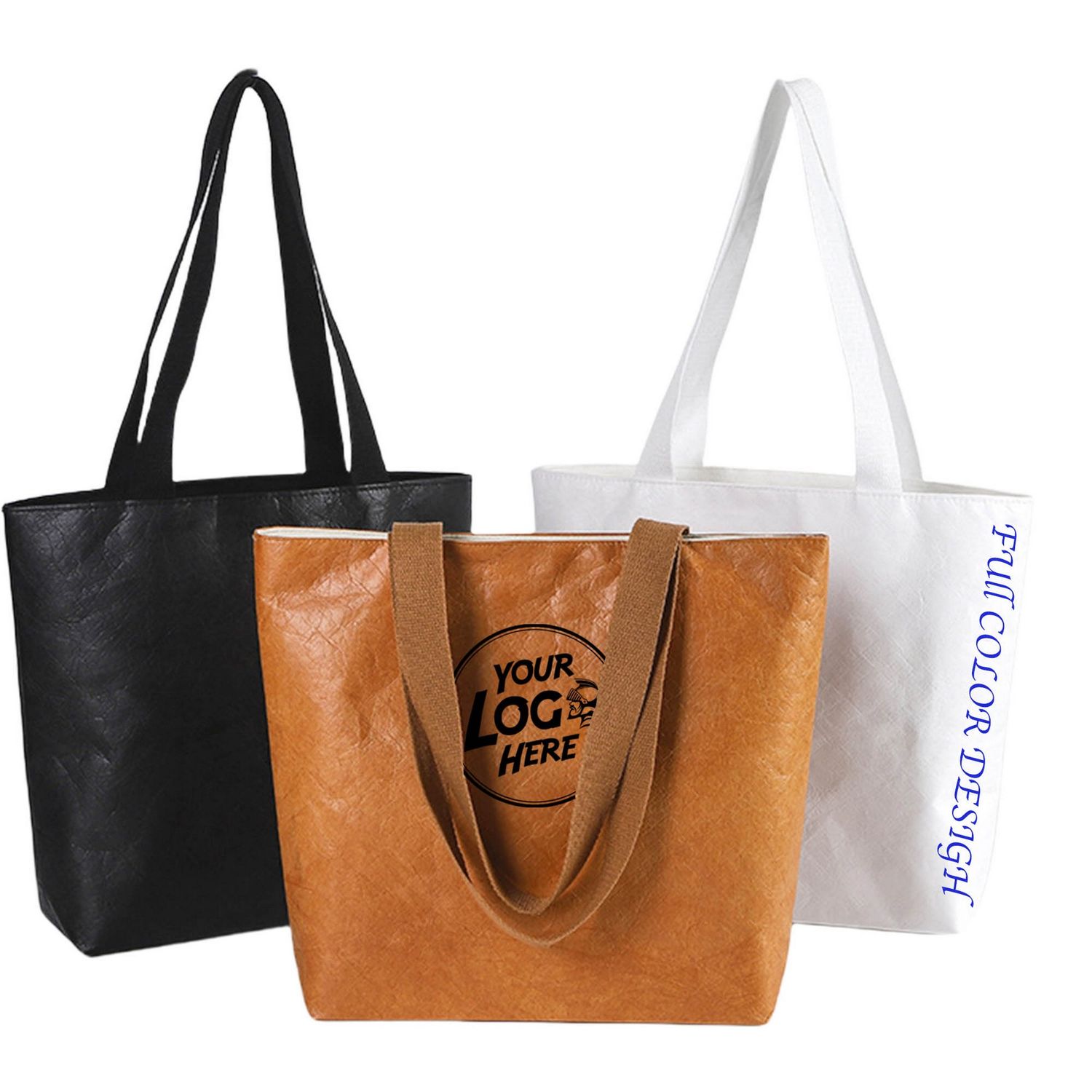 Bolso tote impermeable con diseño vintage
