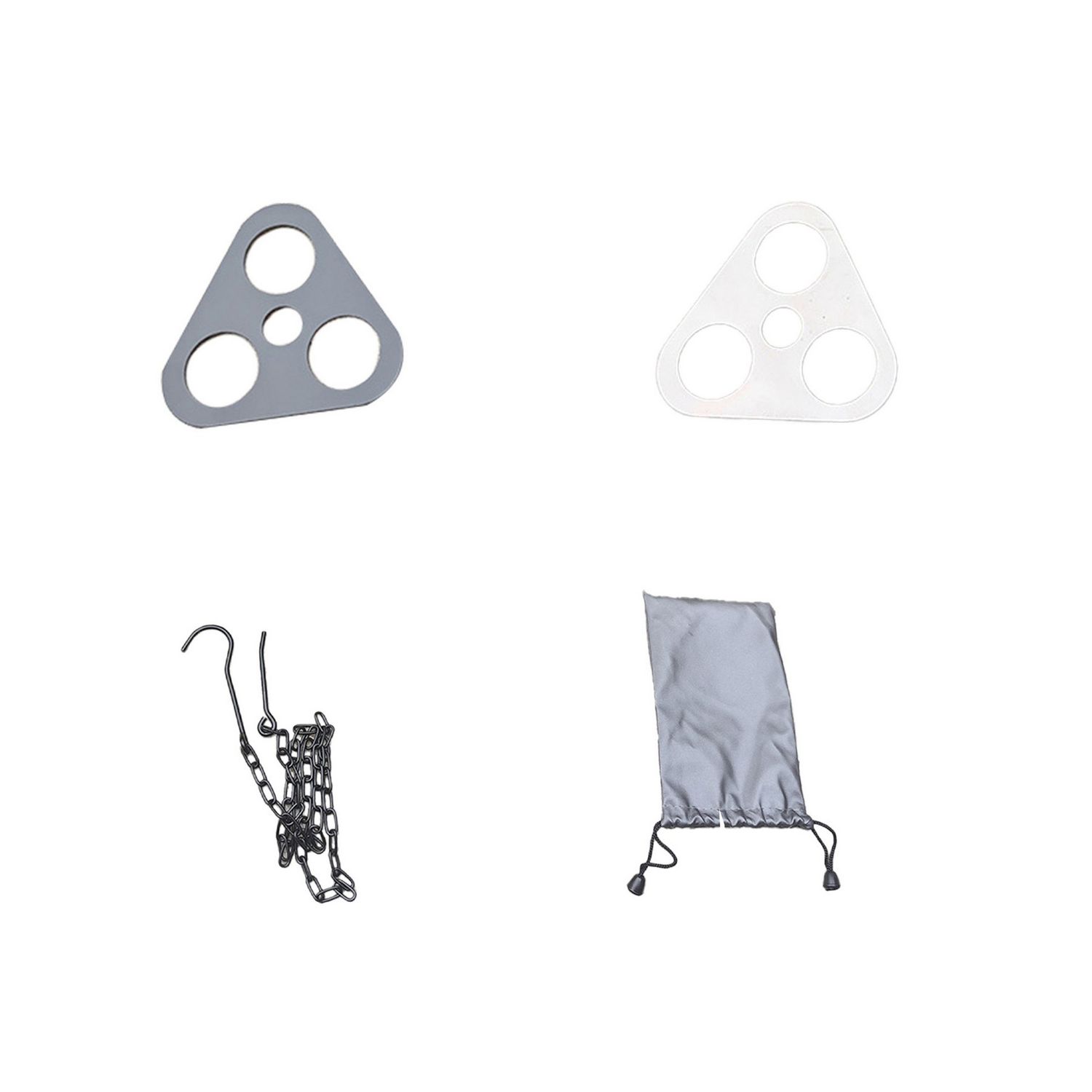 Base triangular colgante