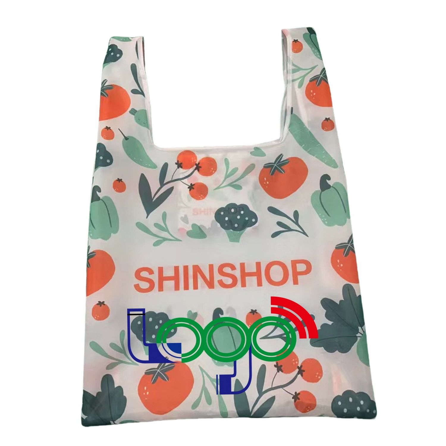 Bolsa de compras reutilizable, plegable y ecológica