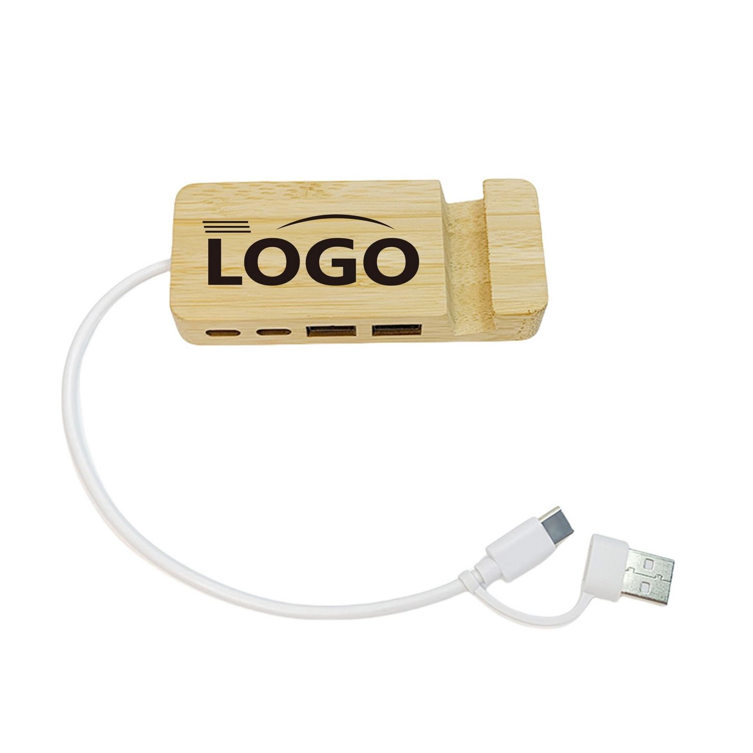 Soporte para celular con HUB USB