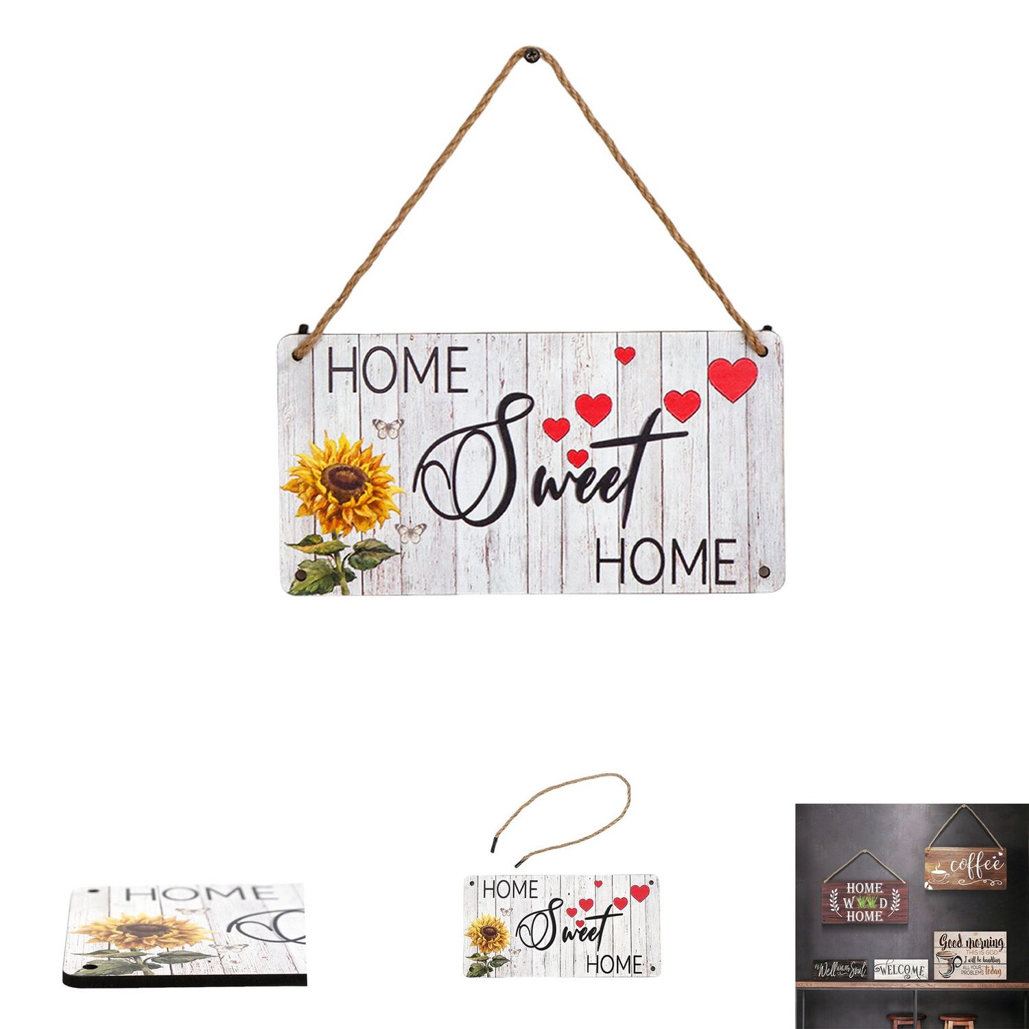 Placa decorativa de madera