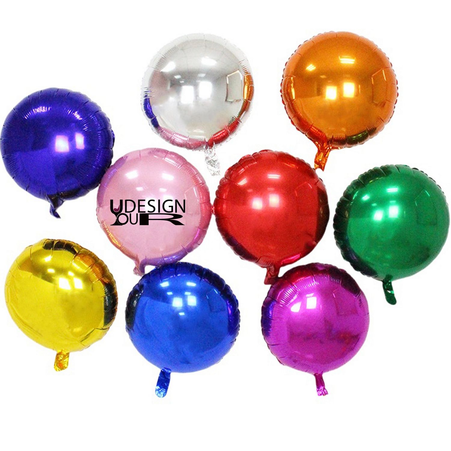 Globos redondos de foil