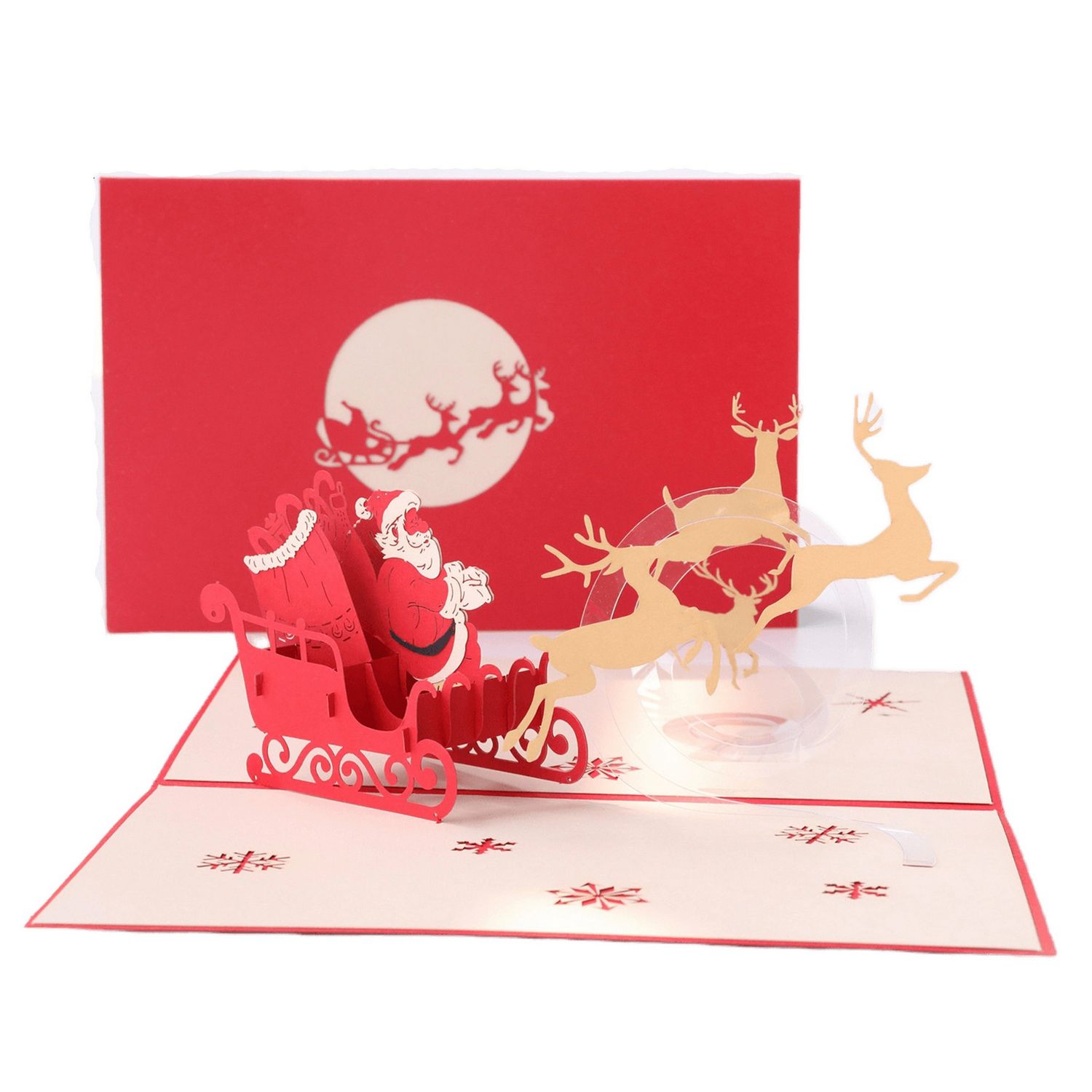 Tarjetas navideñas 3D tipo pop-up