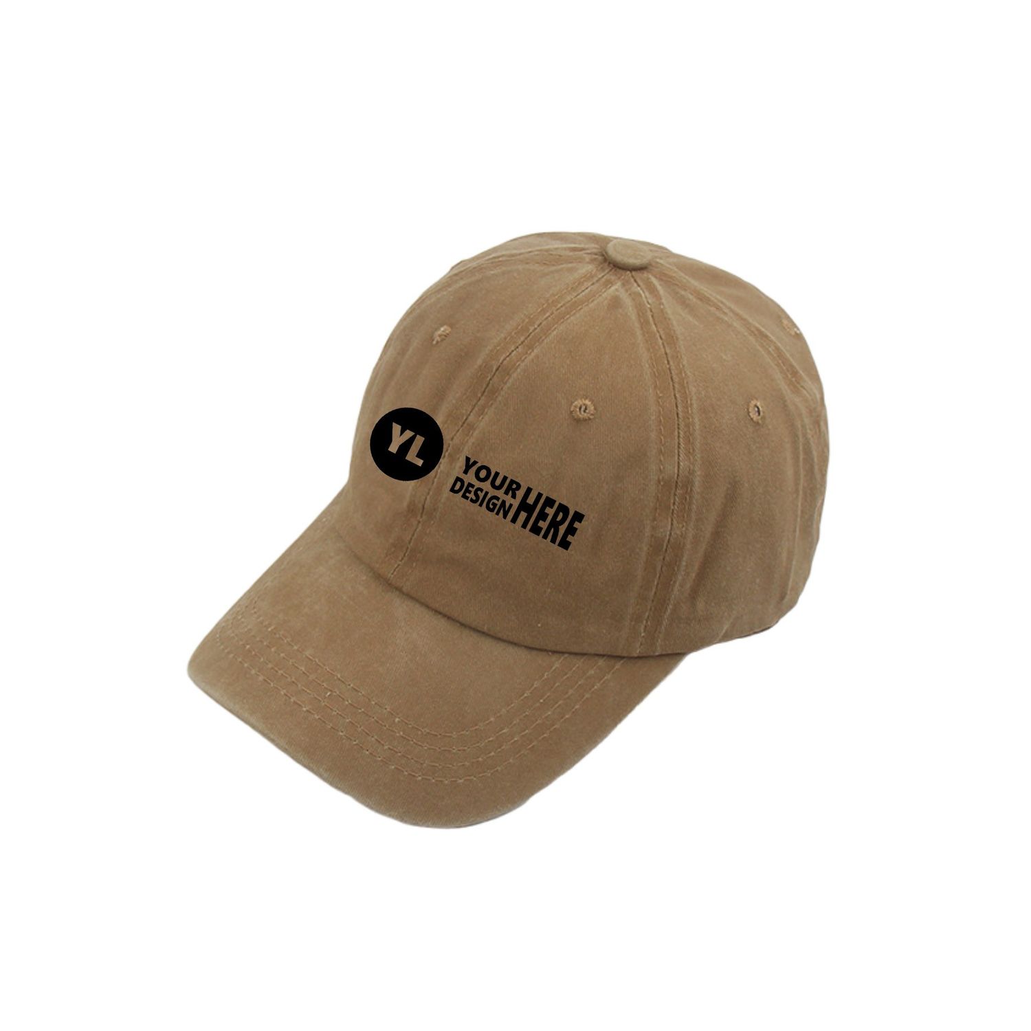 Gorra tipo &quot;dad hat&quot; de algodón lavado 100%
