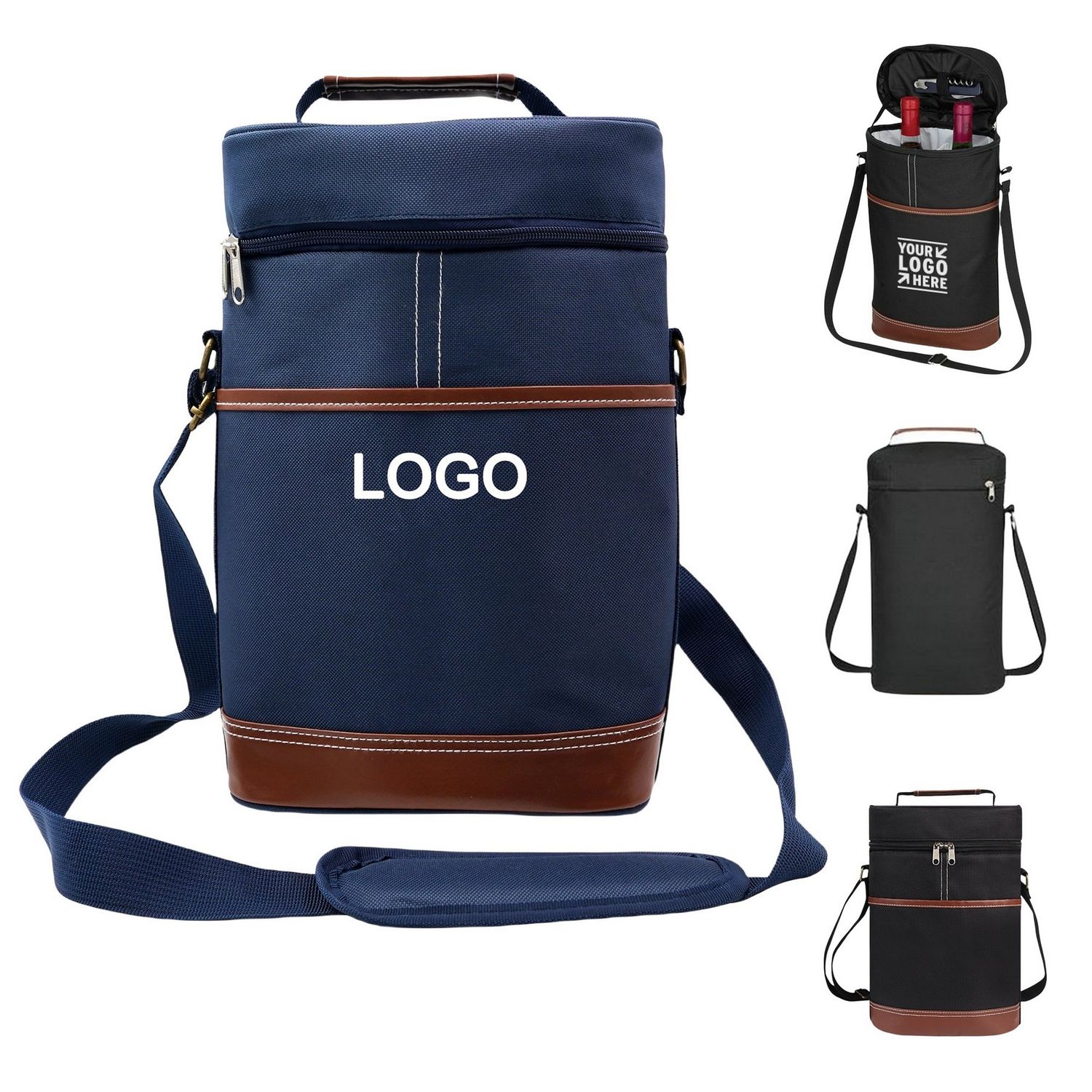 Bolsa térmica portátil para vino