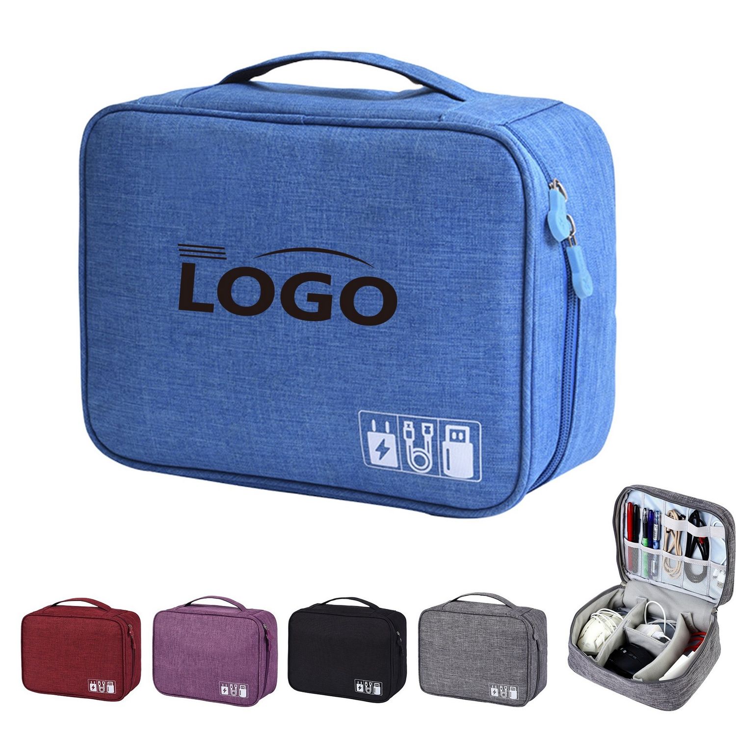 Organizador de electrónicos para viaje