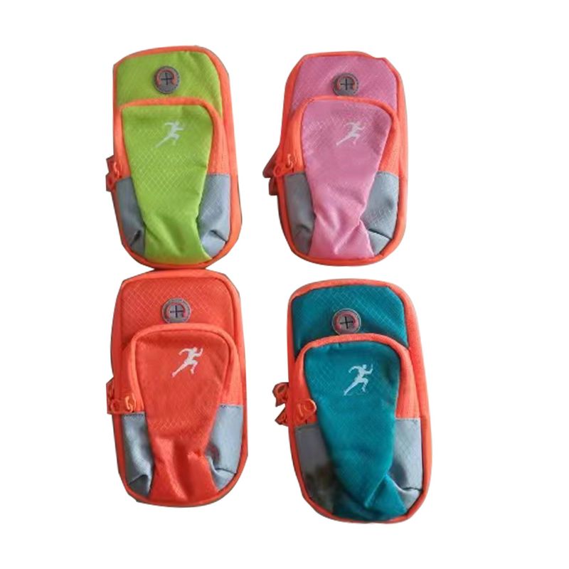 Brazalete deportivo impermeable con doble bolsillo