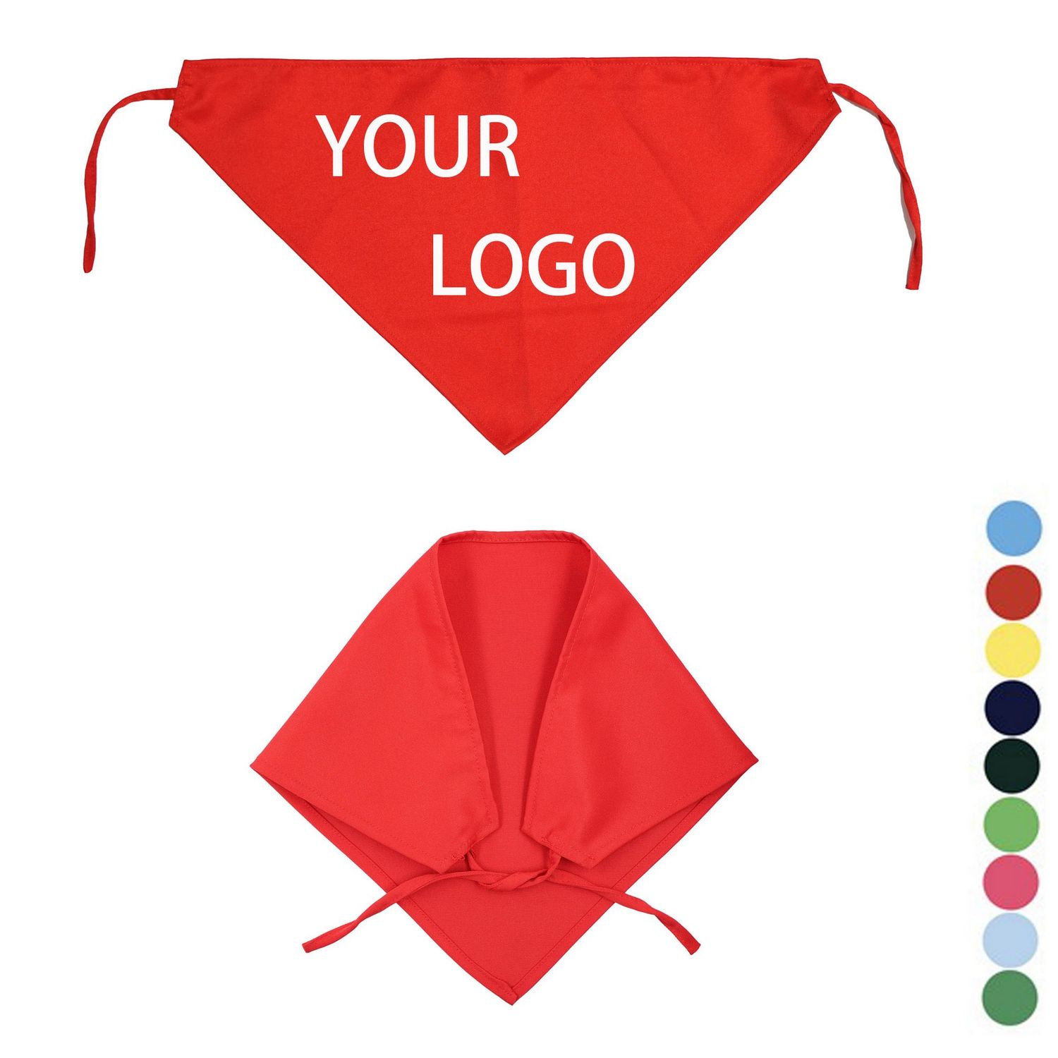 Pañuelo triangular con babero para mascotas