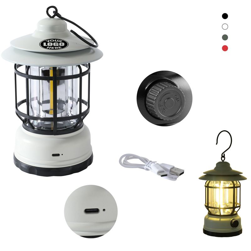 Linterna recargable para camping