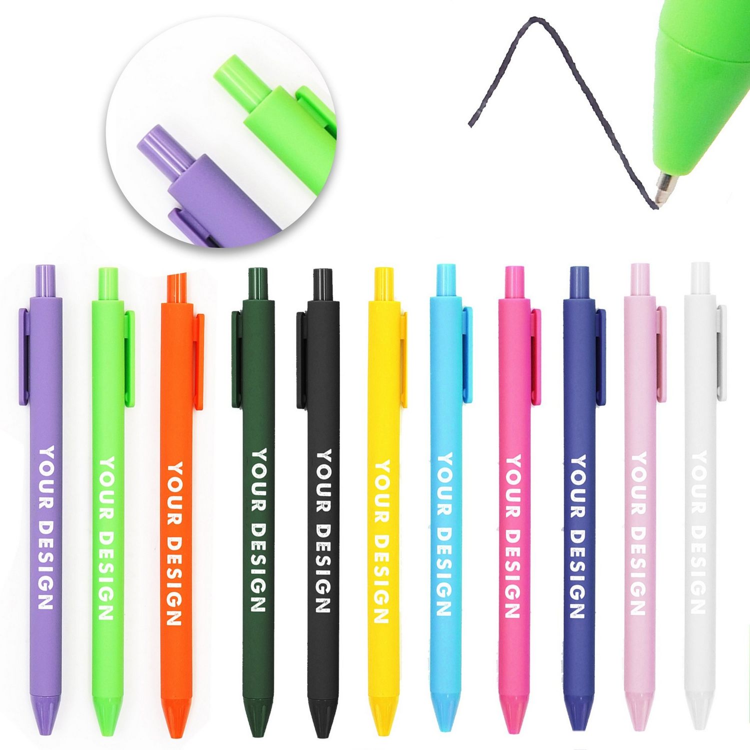 Bolígrafo promocional con variedad de colores