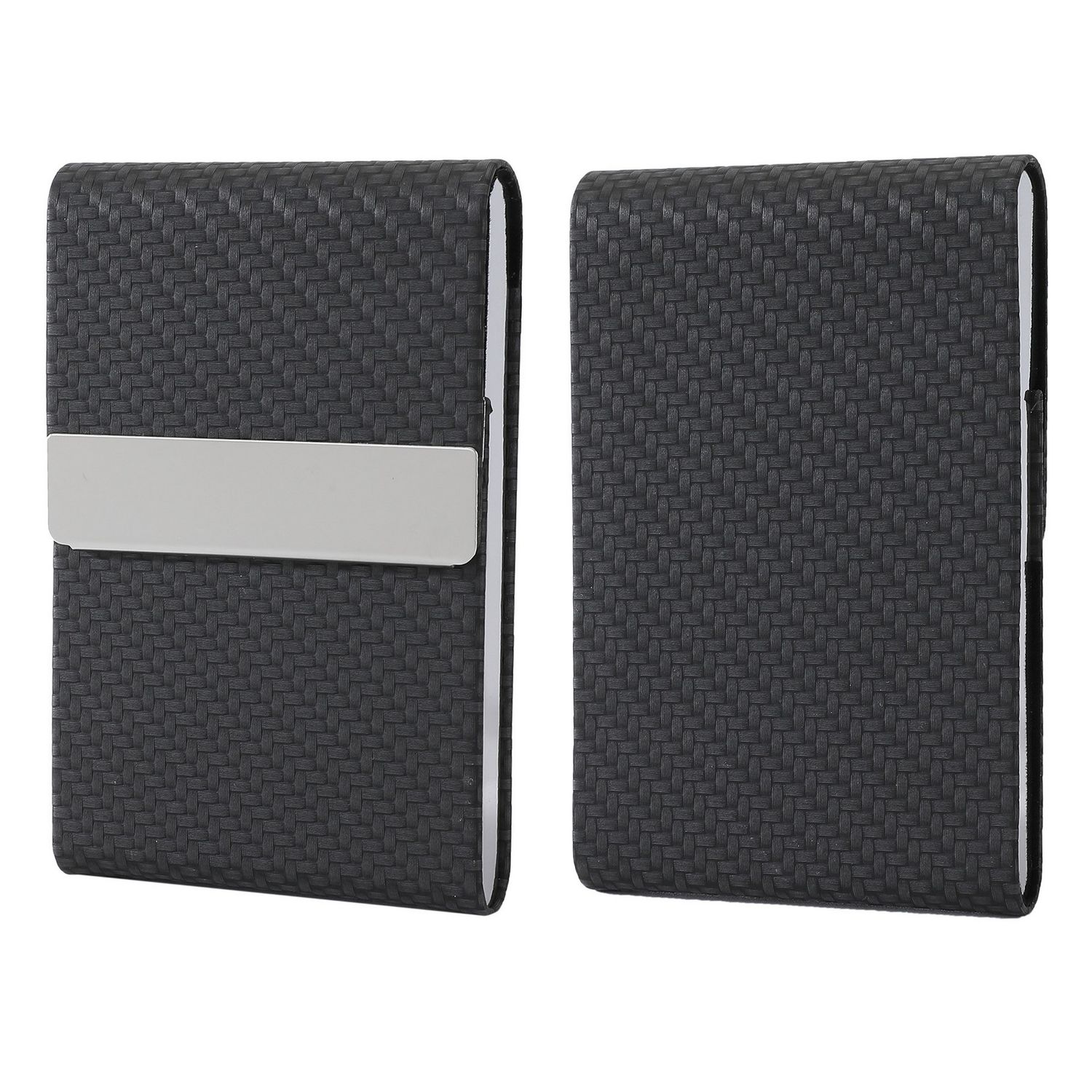 Tarjeteros de bolsillo de cuero sintético