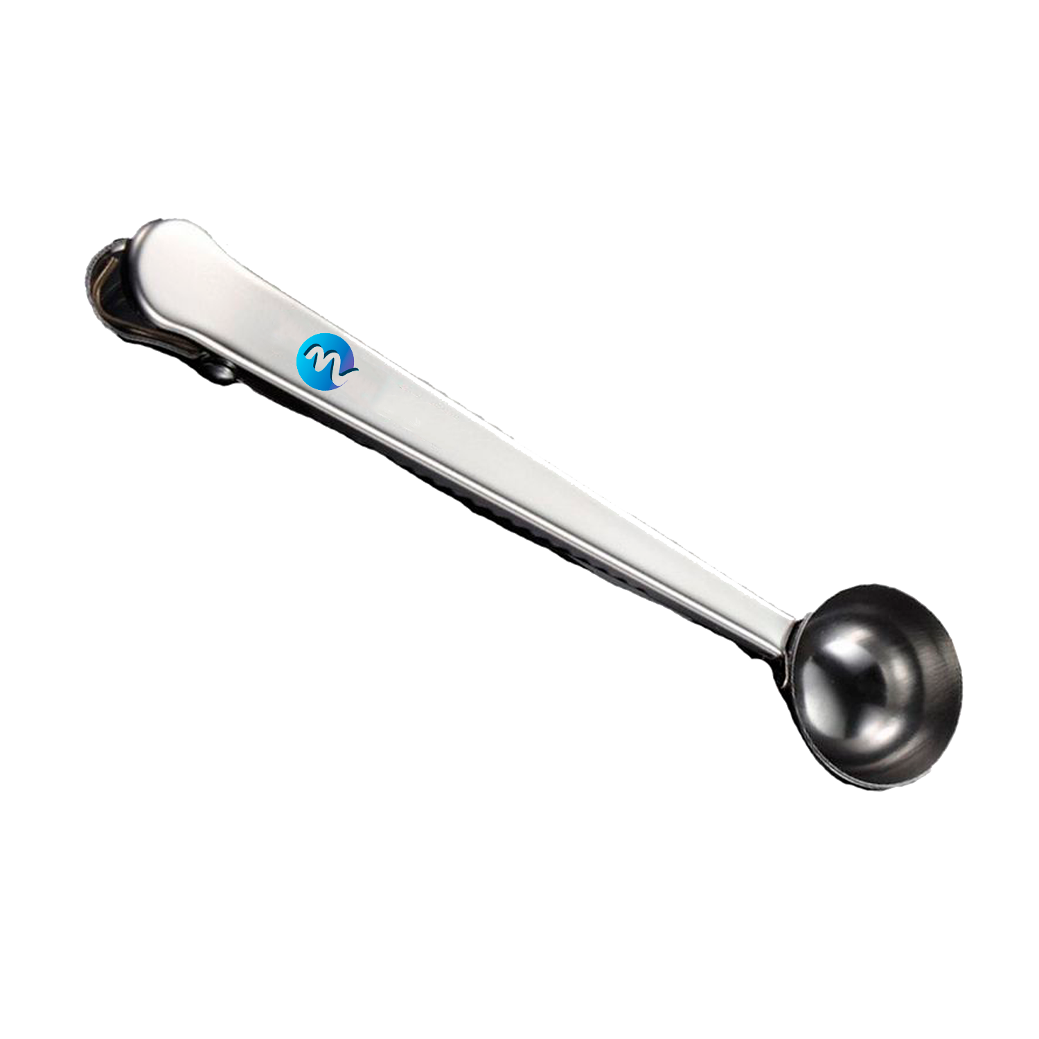 Cuchara clip para café con diseño 2 en 1