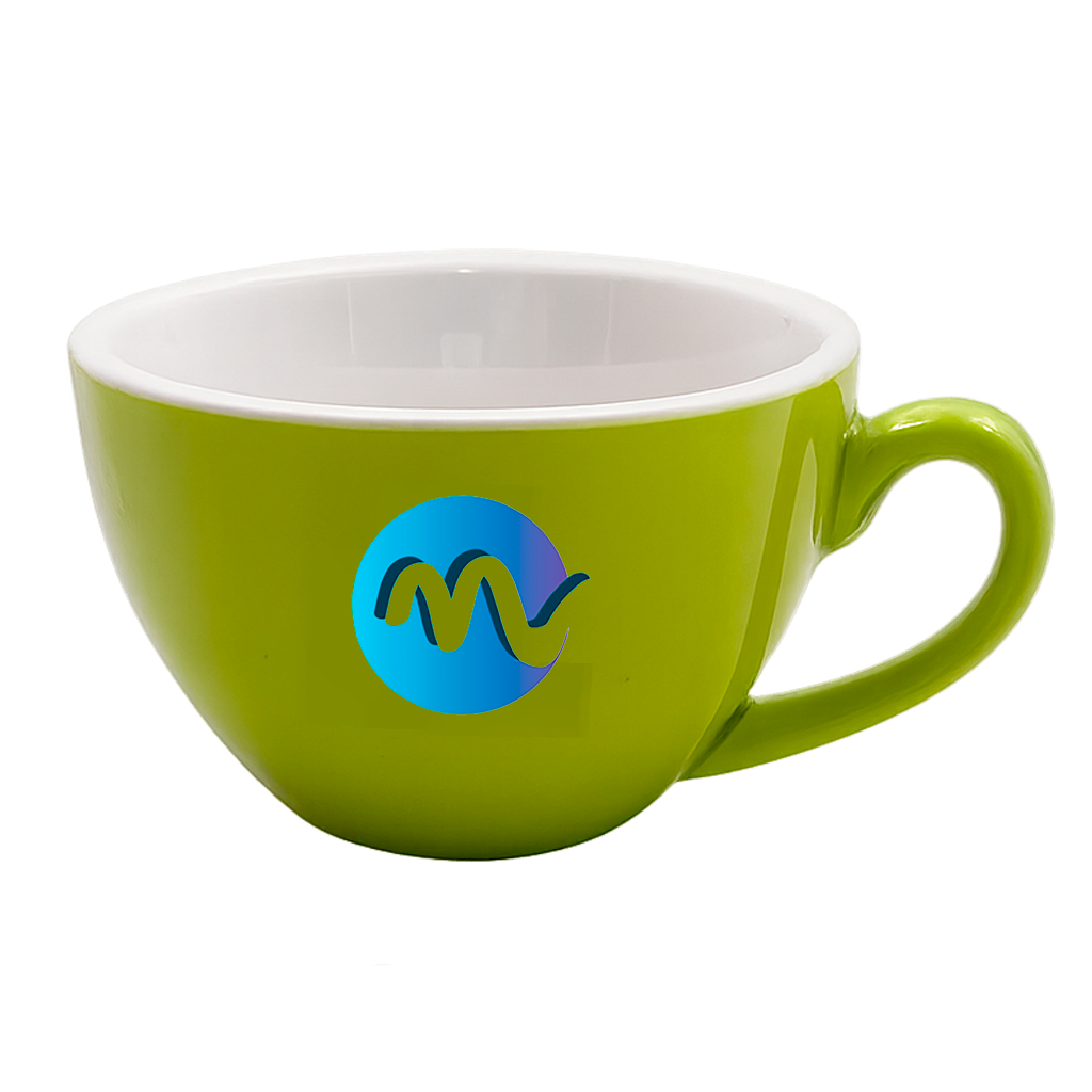 Taza de café expreso de 2.5 oz en porcelana