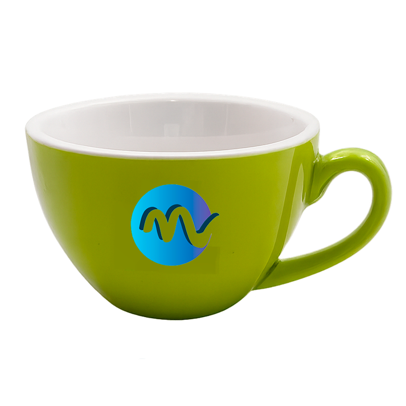 Taza de café expreso de 2.5 oz en porcelana