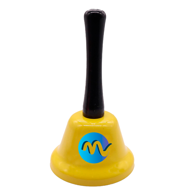 Campanas metálicas navideñas