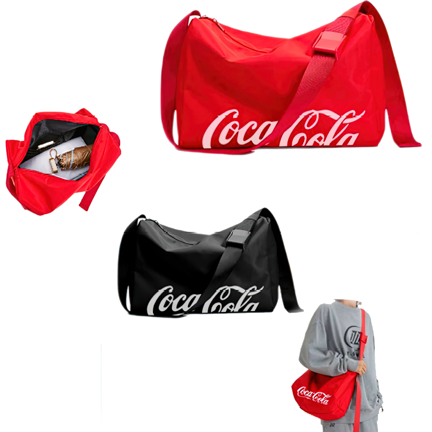 Bolso deportivo casual tipo bandolera