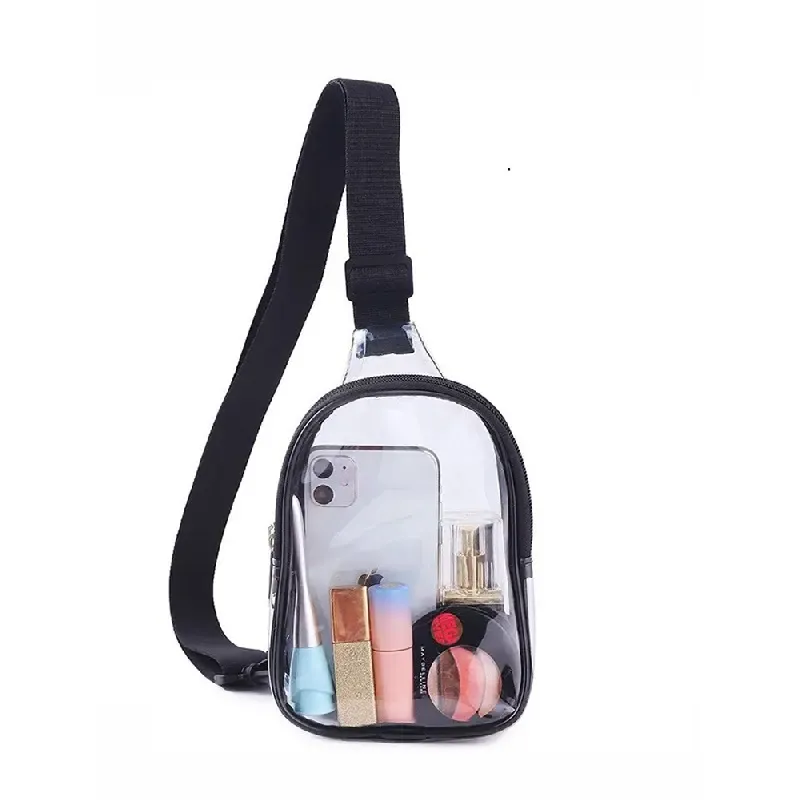Bolso crossbody transparente
