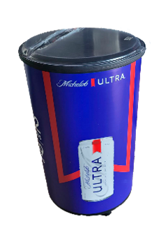 65L rolling can cooler with wheels