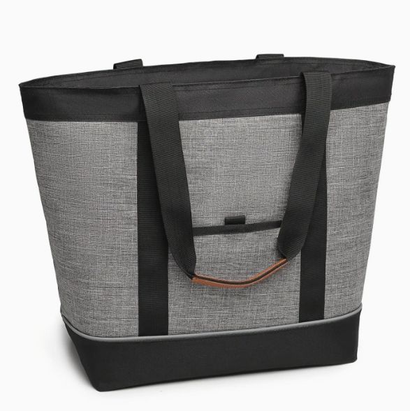 Portable thermal bag for ice and food