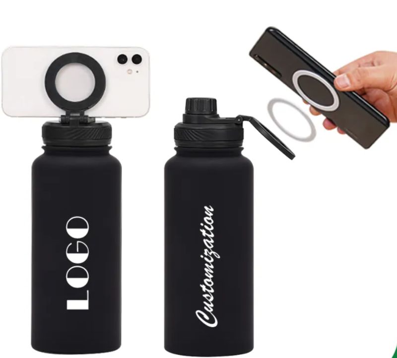 Magnetic sports water bottle