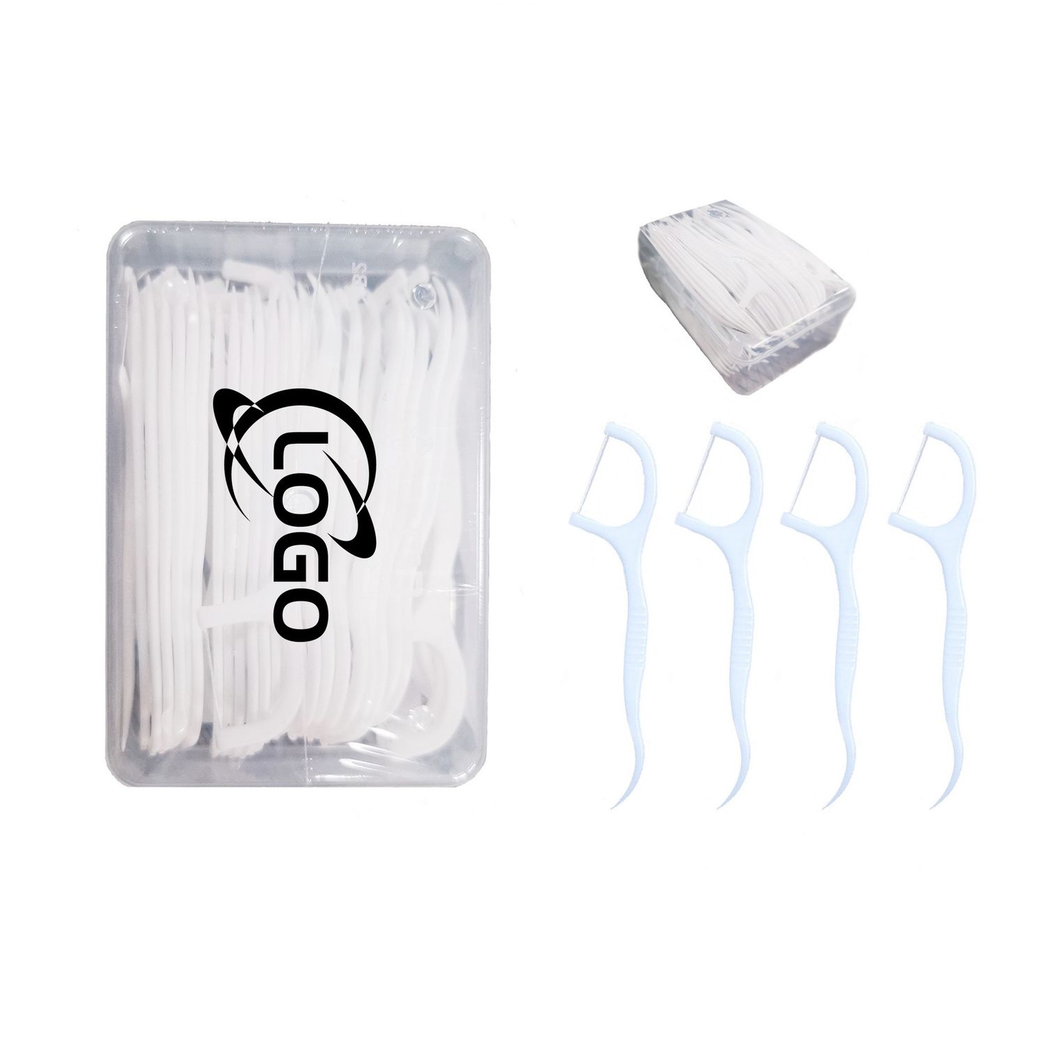 50-piece floss picks box
