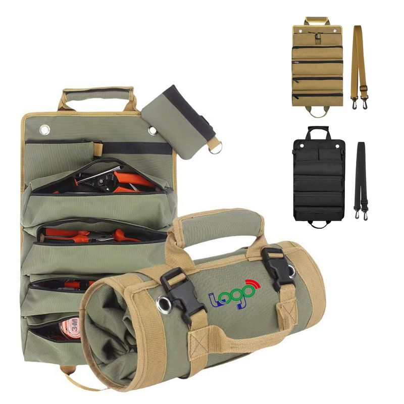 Roll-up tool bag
