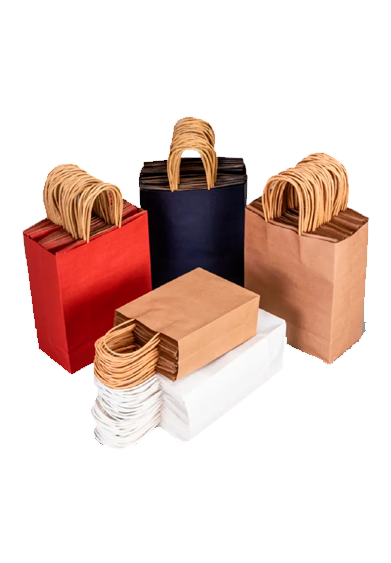 Full-color or plain paper gift bag