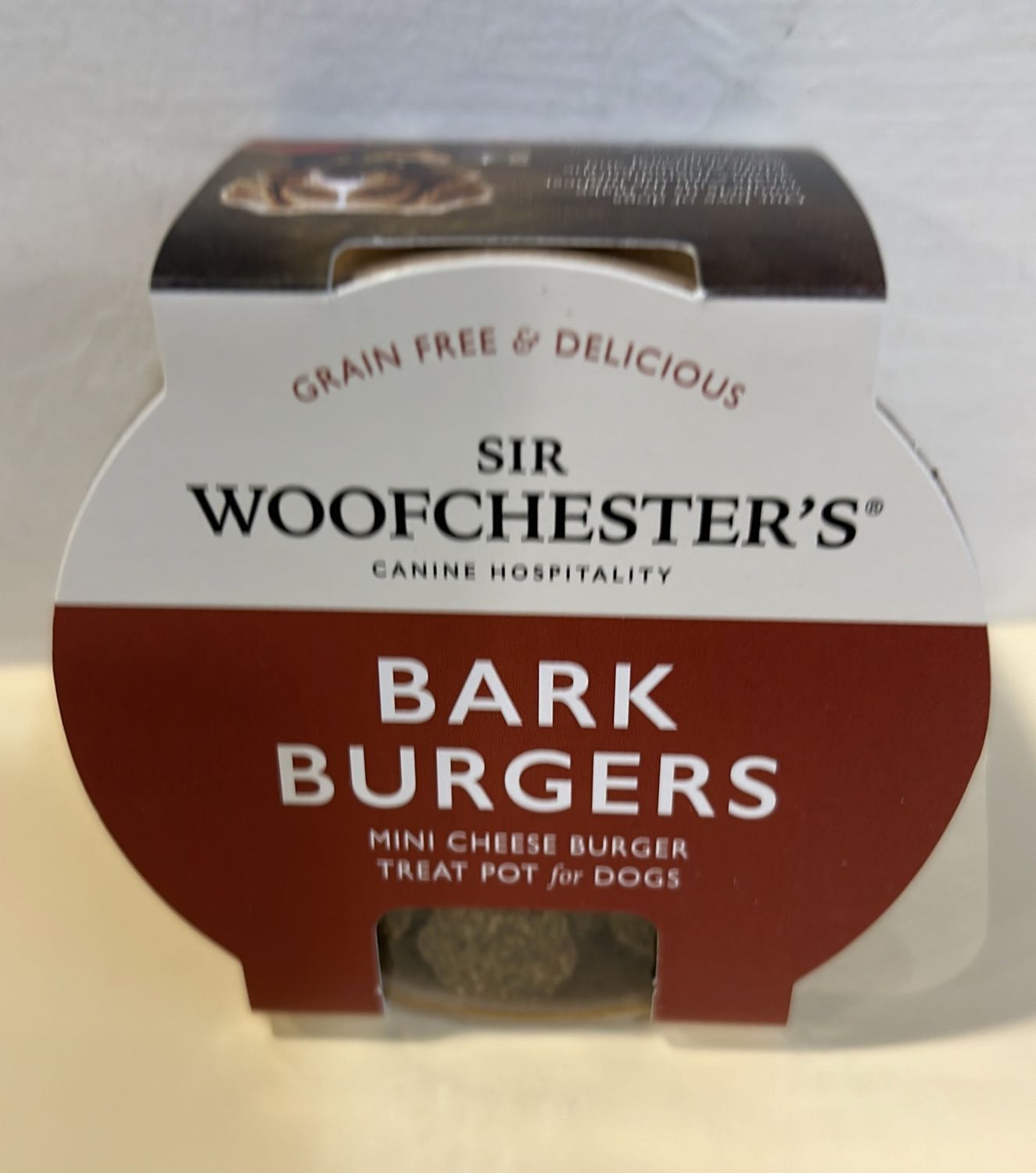 Bark Burgers Treat Pot