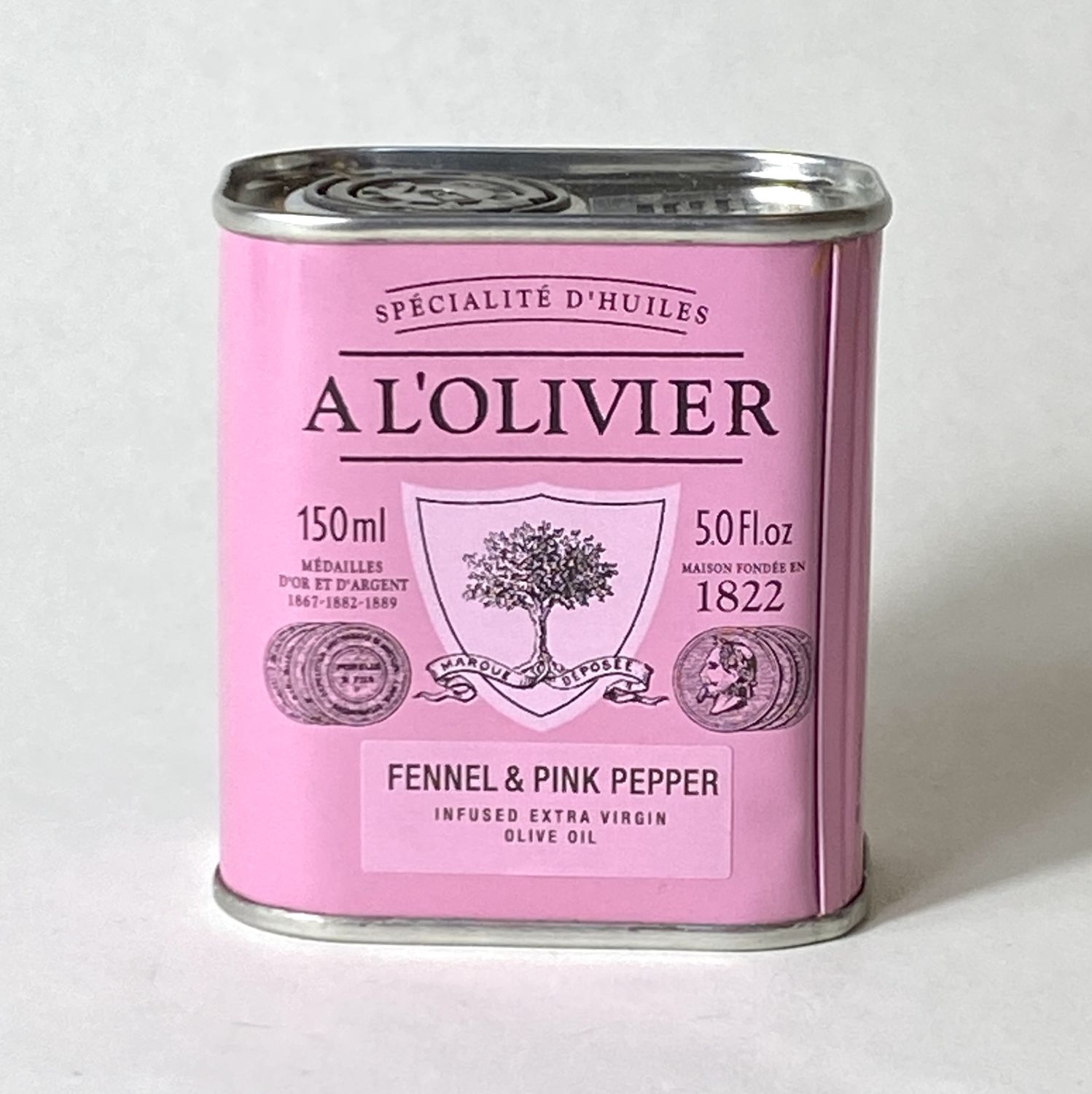 Fennel &amp; Pink Pepper Olive Oil Tin 150ml