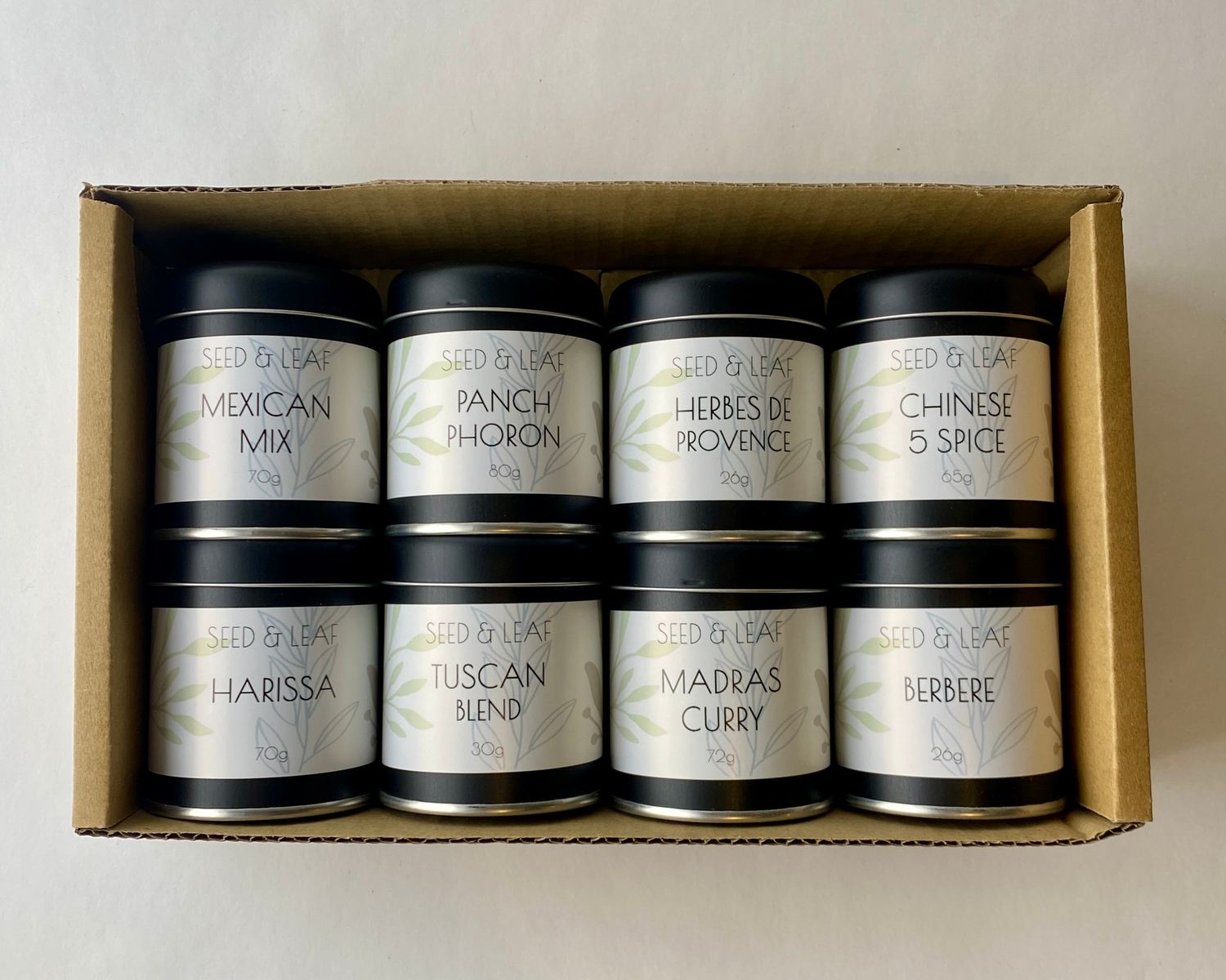 Around The World Collection of 8 Spices &amp; Herbs