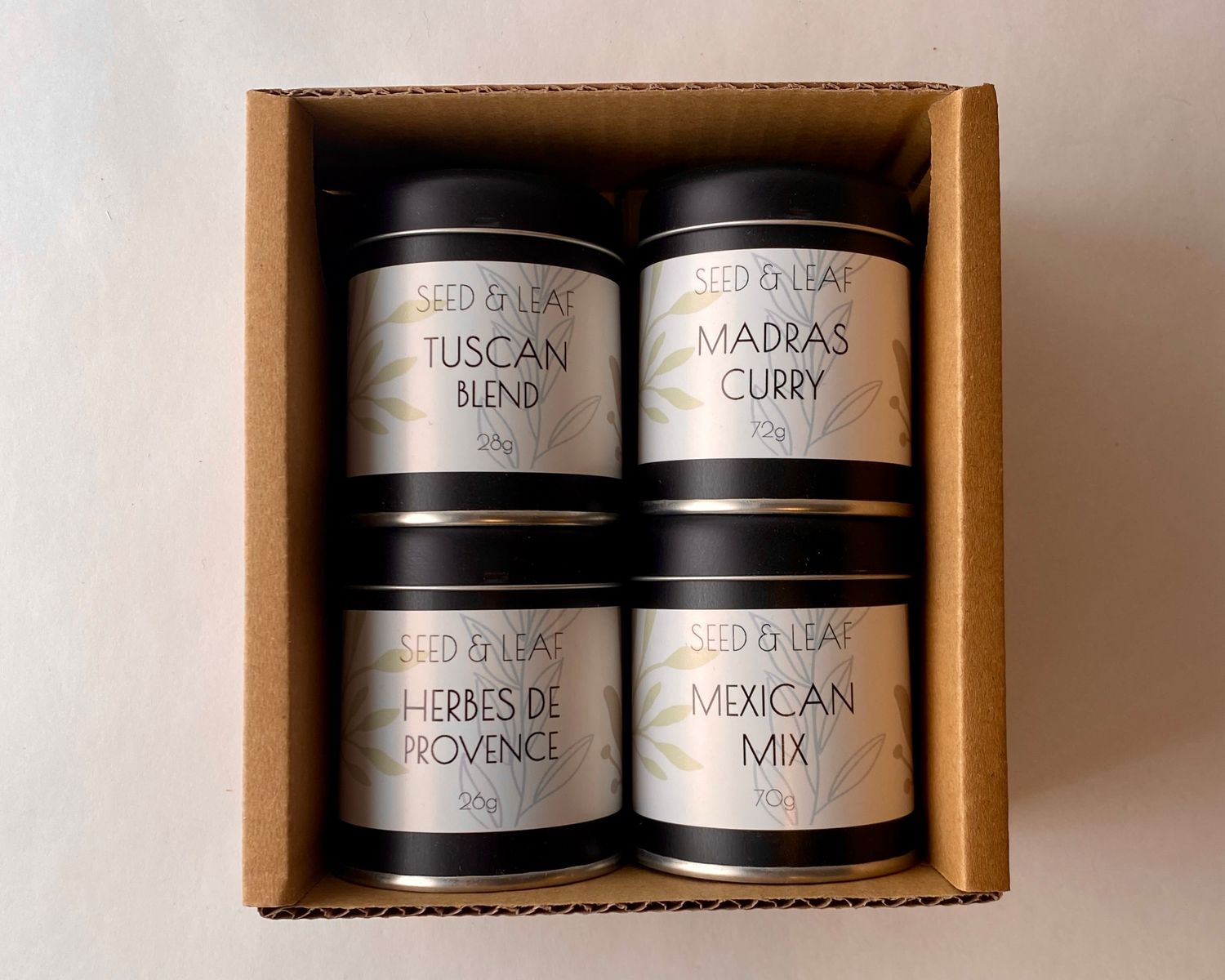 Around The World Collection of 4 Spices &amp; Herbs