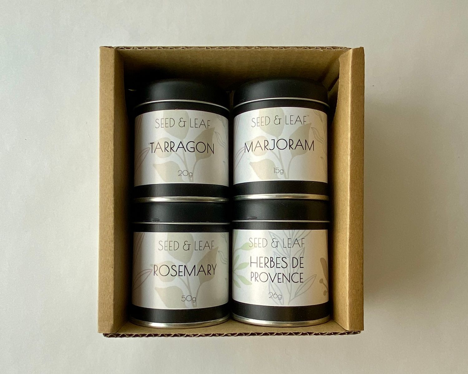 French Collection of 4 Spices &amp; Herbs