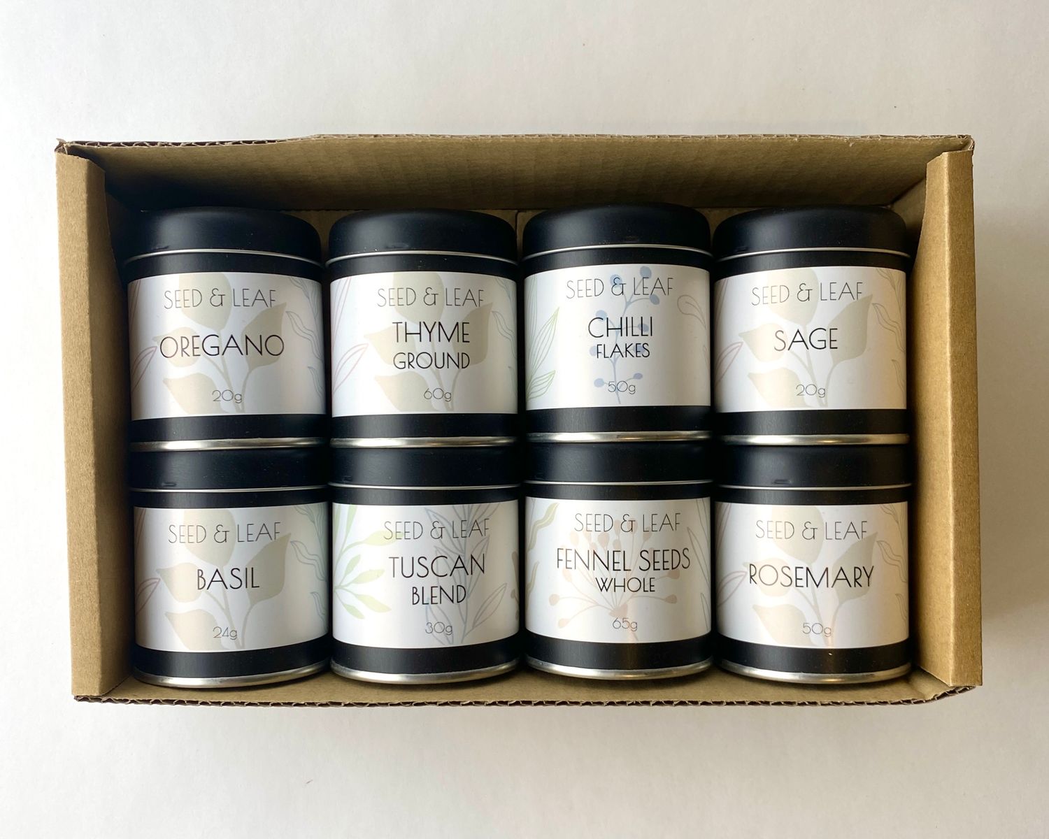 Italian Collection of 8 Spices &amp; Herbs