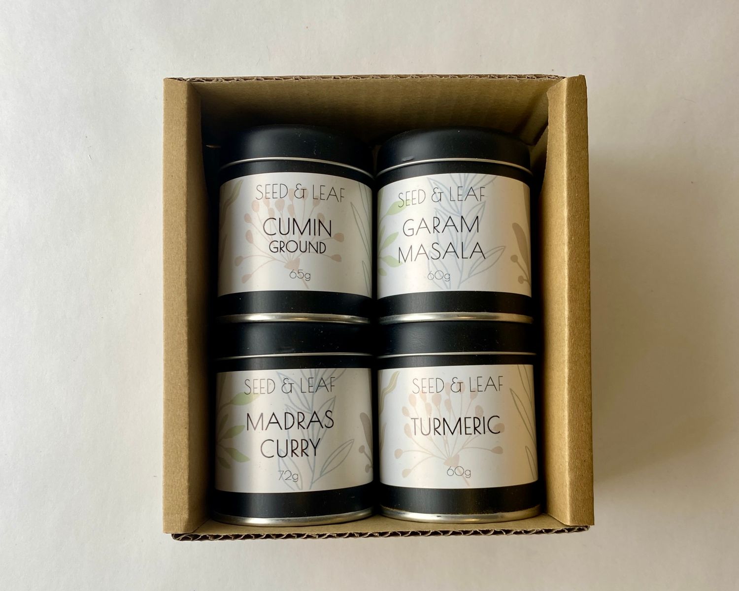 Indian Collection of 4 Spices &amp; Herbs